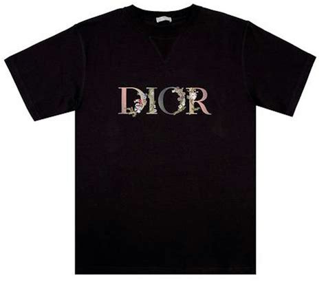 dior t shirt mit klammer|Embroidered T.